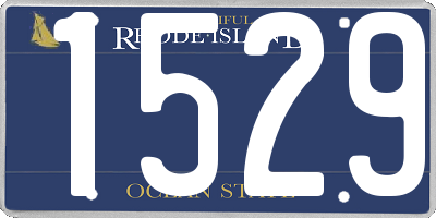 RI license plate 1529