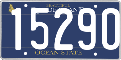 RI license plate 15290