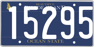 RI license plate 15295