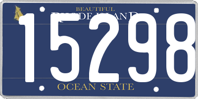 RI license plate 15298