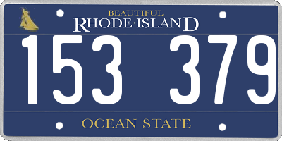 RI license plate 153379