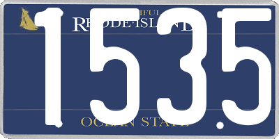 RI license plate 1535