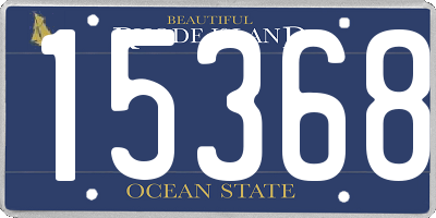 RI license plate 15368