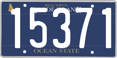 RI license plate 15371