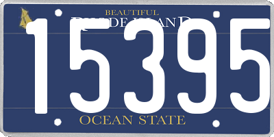 RI license plate 15395