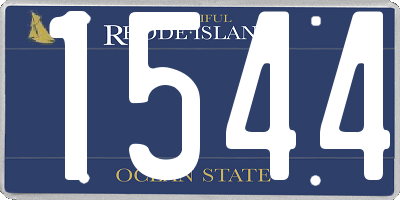 RI license plate 1544