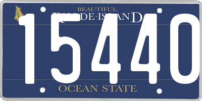 RI license plate 15440