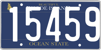 RI license plate 15459