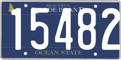 RI license plate 15482