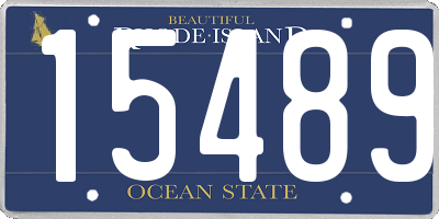 RI license plate 15489