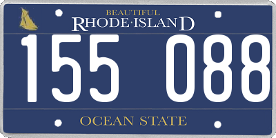 RI license plate 155088
