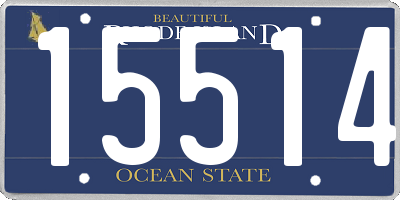 RI license plate 15514