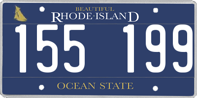 RI license plate 155199