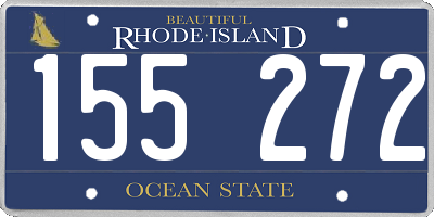 RI license plate 155272