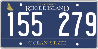 RI license plate 155279