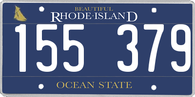 RI license plate 155379