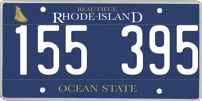 RI license plate 155395