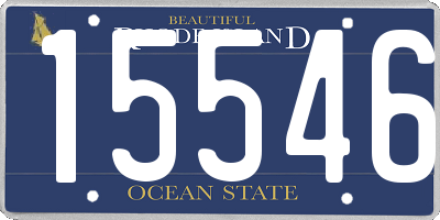 RI license plate 15546