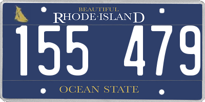 RI license plate 155479