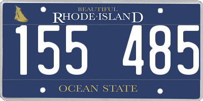 RI license plate 155485