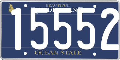 RI license plate 15552