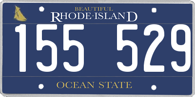 RI license plate 155529