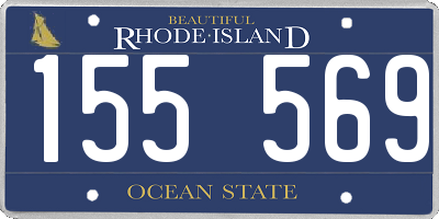 RI license plate 155569