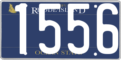 RI license plate 1556