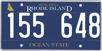 RI license plate 155648