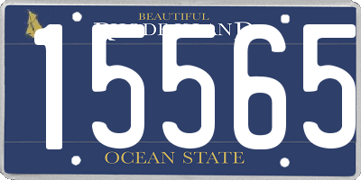 RI license plate 15565