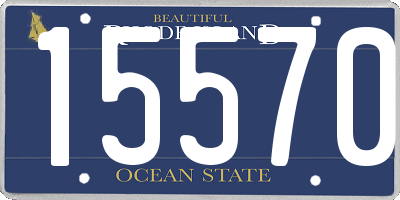 RI license plate 15570