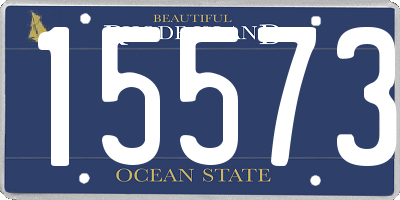 RI license plate 15573
