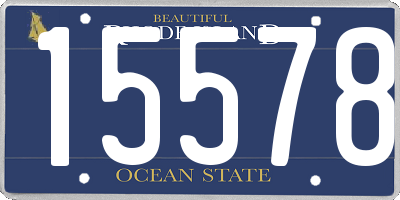 RI license plate 15578