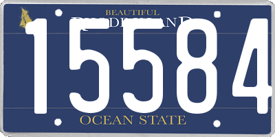 RI license plate 15584