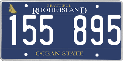 RI license plate 155895