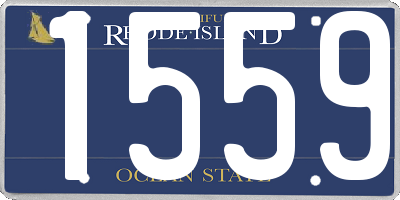 RI license plate 1559
