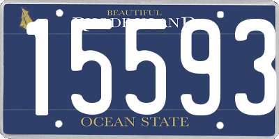 RI license plate 15593