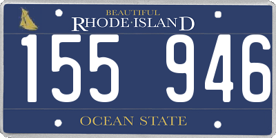 RI license plate 155946