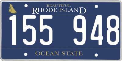RI license plate 155948