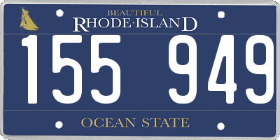 RI license plate 155949