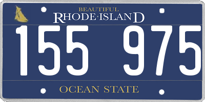 RI license plate 155975