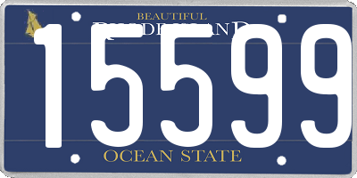RI license plate 15599
