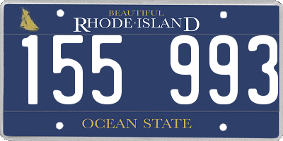 RI license plate 155993