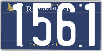 RI license plate 1561