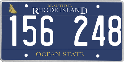 RI license plate 156248