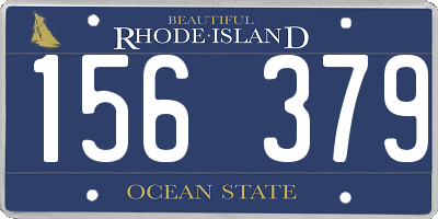 RI license plate 156379