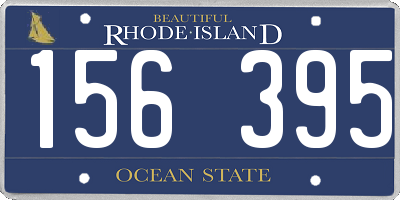 RI license plate 156395