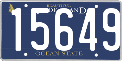 RI license plate 15649