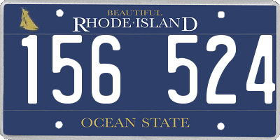 RI license plate 156524