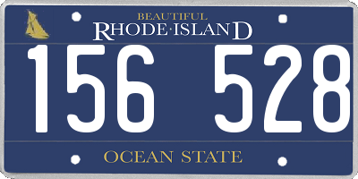 RI license plate 156528